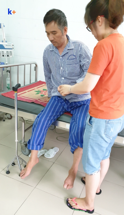 Cải thiện dáng đi do Co cứng cơ sau Đột quỵ não.