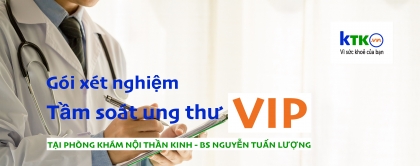 Gói xét nghiệm tầm soát ung thư VIP.