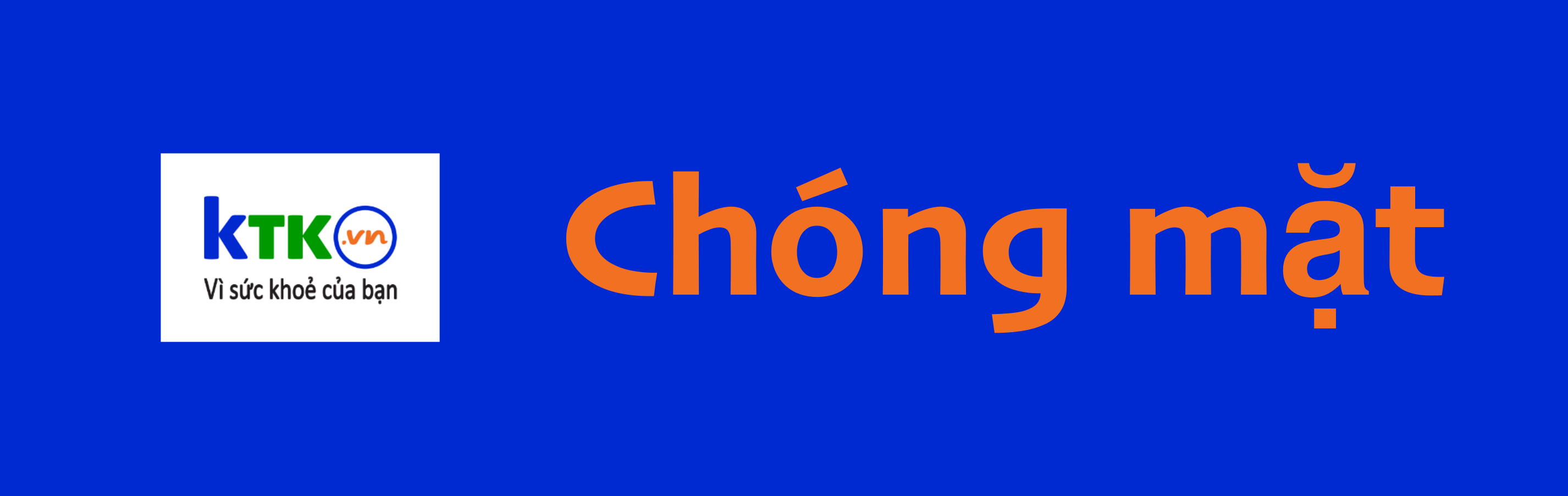 Chóng mặt